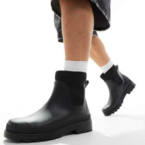 エイソス ASOS asos ASOS DESIGN チェルシー ウェリントンブーツ(ブラック) 靴 メンズ 男性 インポートブランド 小さいサイズから大きいサイズまで
