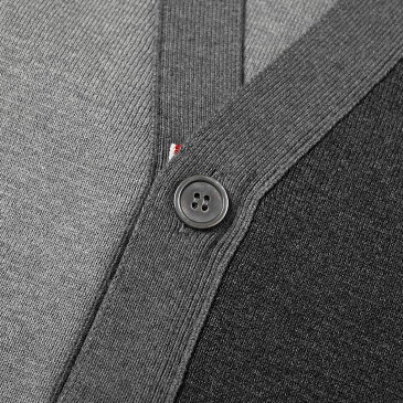 トム ブラウン THOM BROWNE トムブラウンミラノステッチファンミックスカーディガン トップス メンズ 男性 インポートブランド 小さいサイズから大きいサイズまで