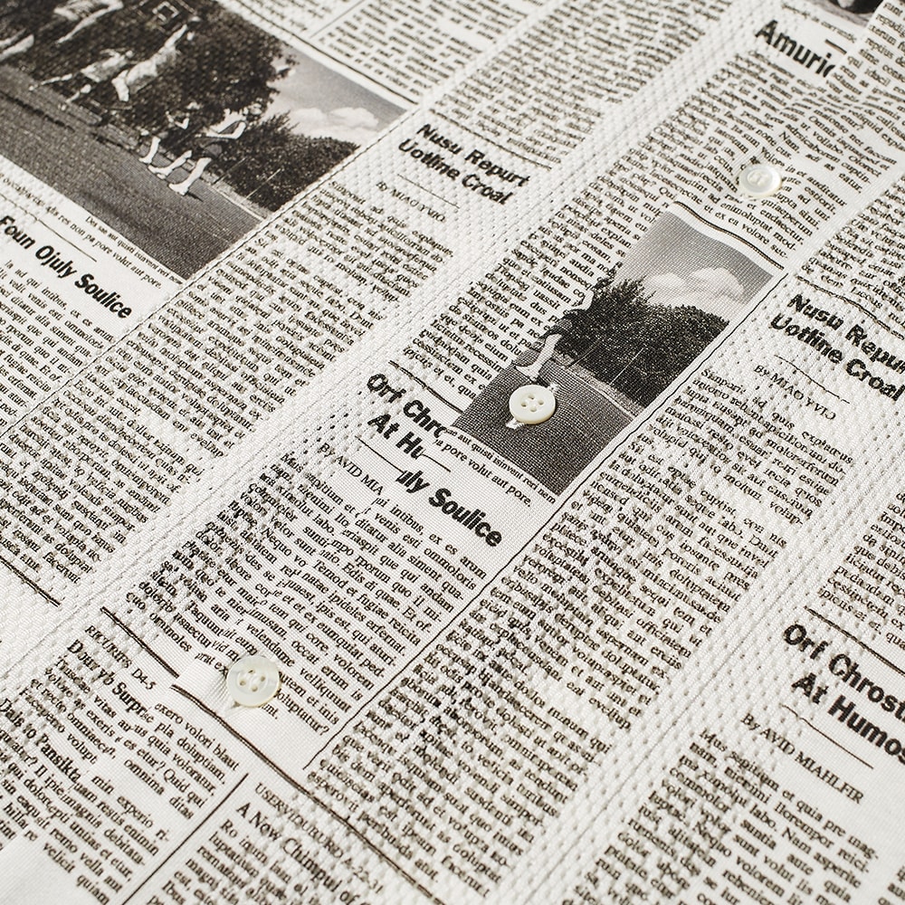 バレンシアガ BALENCIAGA balenciaga バレンシアガ半袖新聞プリントシャツ トップス メンズ 男性 インポートブランド 小さいサイズから大きいサイズまで