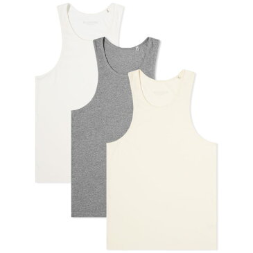 フィアオブゴッド エッシェンシャルズ Fear of God ESSENTIALS Fear of God ESSENTIALS3パックタンクトップ トップス メンズ 男性 インポートブランド 小さいサイズから大きいサイズまで
