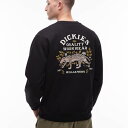 ディッキーズ Dickies ディッキーズ フォートルイス グラフィック バックプリント スウェットシャツ(ブラック) トップス メンズ 男性 インポートブランド 小さいサイズから大きいサイズまで