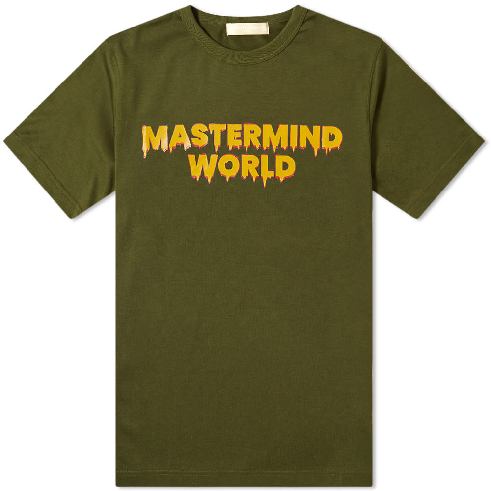 マスターマインド・ワールド MASTERMIND WORLD MASTERMINDWORLDドリップロゴスカルTシャツ トップス メンズ 男性 インポートブランド 小さいサイズから大きいサイズまで