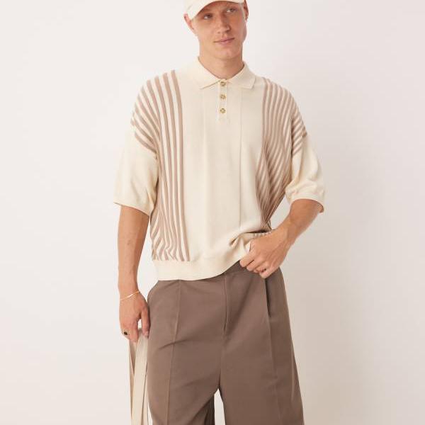 エイソス ASOS asos ASOS DESIGNのオーバーサイズ、ボックスフィット、コントラスト