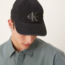 カルバンクラインジーンズ Calvin Klein Jeans カルバン・クライン・ジーンズのロゴ入りデニムキャップ(ウォッシュドブラック) パンツ ボトム メンズ 男性 インポートブランド 小さいサイズから大きいサイズまで(4)