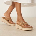 エイソス ASOS asos ASOS DESIGN トゥーカンバックルディテール トゥソングウェッジ トープ 下着 レディース 女性 インポートブランド 小さ...