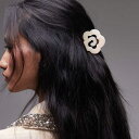 アンドアザーストーリーズ & Other Stories &アザーストーリーズ フラワースワール マーブル ヘアクリップ(ホワイト) アクセサリー レディース ...