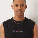 カルバンクライン Calvin Klein カルバン・クライン プライド マッスルタンク(ブラック) トップス メンズ 男性 インポートブランド 小さいサイズから大きいサイズまで