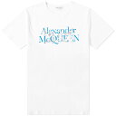 アレキサンダー・マックイーン Alexander McQueen アレキサンダー マックイーン ラージ ロゴ Tシャツ トップス メンズ 男性 インポートブランド 小さいサイズから大きいサイズまで