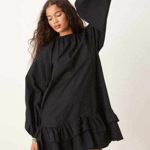 エイソス ASOS asos ASOS DESIGN ドロップウエスト フリルディテール レーストリム ミニドレス(ブラック) ワンピース レディース 女性 インポートブランド 小さいサイズから大きいサイズまで エイソス ASOS asos ASOS DESIGN ドロップウエスト フリルディテール レーストリム ミニドレス(ブラック) ワンピース レディース 女性 インポートブランド 小さいサイズから大きいサイズまで