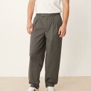 エイソス ASOS asos ASOS DESIGN テーパードフィットチノパンツ(チャコール) パンツ ボトム メンズ 男性 インポートブランド 小さいサイズから大きいサイズまで