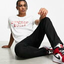 ニューエラ New Era NEW ERA ニューエラシカゴブルズシティスケーププリントTシャツホワイト トップス メンズ 男性 インポートブランド 小さいサイズから大きいサイズまで