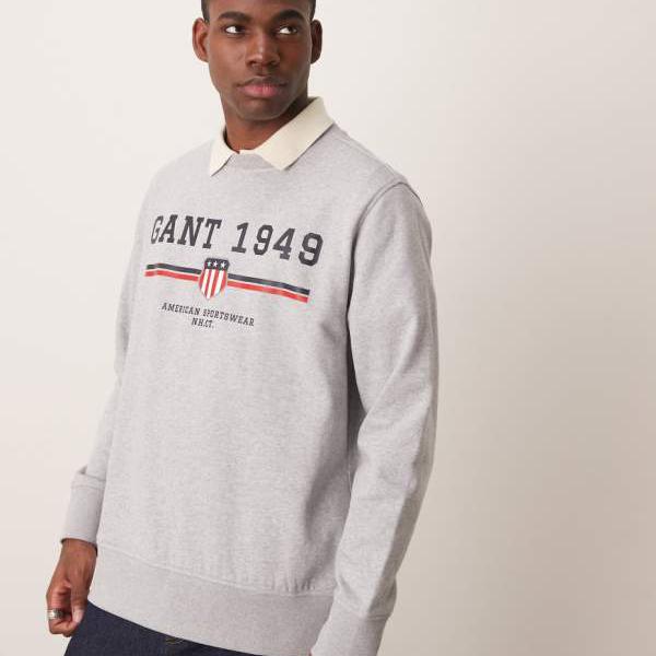 Gant★長袖 ロゴ クルーネック スウェットシャツ トレーナー 楽天市場】Gant(スウェット・トレーナー|トップス):メンズ