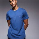 BOSS Bodywear 365 ロゴ Tシャツ レギュラーフィット ミッドブルー トップス メンズ 男性 インポートブランド 小さいサイズから大きいサイズまで(4)