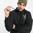 ニューエラ New Era NEW ERA ニューエラニューヨークヤンキース迷彩ロゴウインドブレーカージャケット(黒) アウター メンズ 男性 インポートブランド 小さいサイズから大きいサイズまで