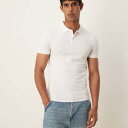 エイソス ASOS asos ASOS DESIGN エッセンシャル マッスルフィット ピケ ポロ(ストーン) トップス メンズ 男性 インポートブランド 小さいサイズから大きいサイズまで