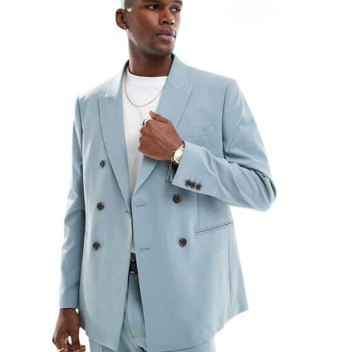 エイソス ASOS asos ASOS DESIGN レギュラースーツジャケット(ライトブルー) アウター メンズ 男性 インポートブランド 小さいサイズから大きいサイズまで エイソス ASOS asos ASOS DESIGN レギュラースーツジャケット(ライトブルー) アウター メンズ 男性 インポートブランド 小さいサイズから大きいサイズまで