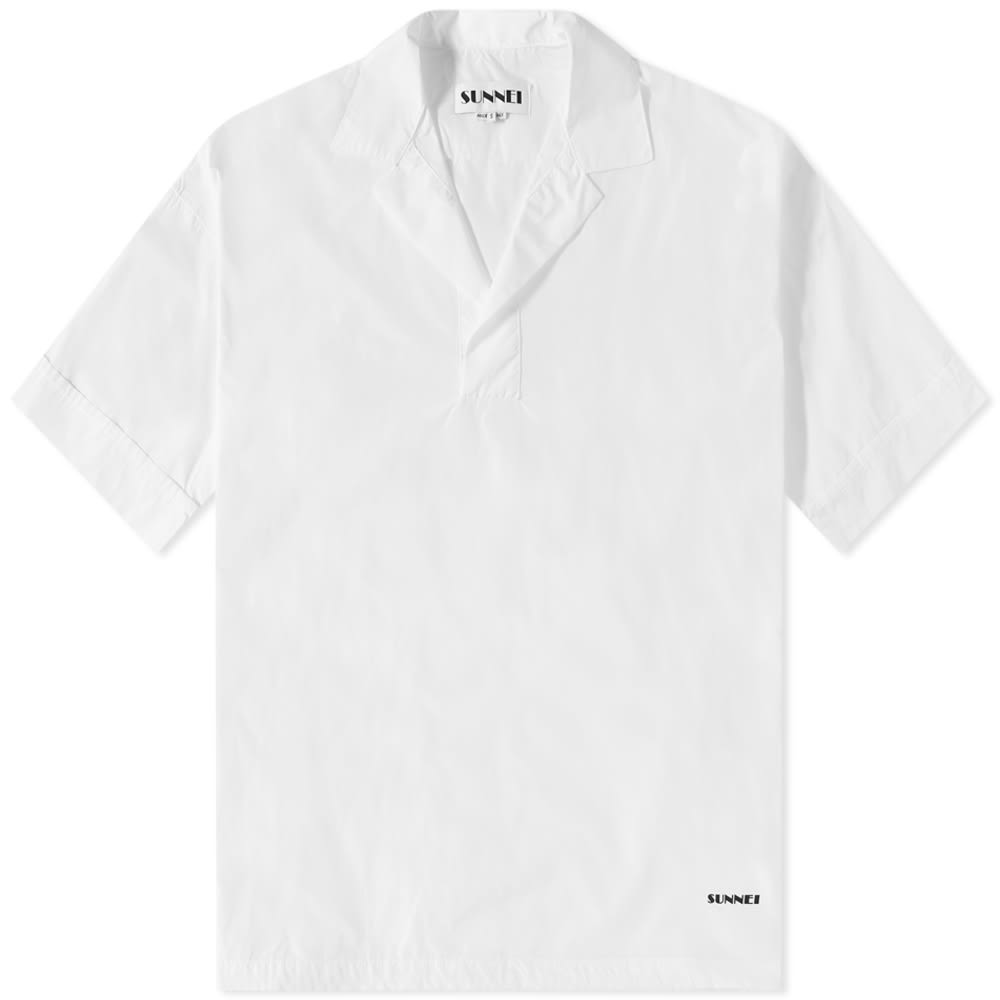 スンネイ　Sunnei　 Sunnei半袖ポップオーバー巾着シャツ トップス メンズ 男性 インポートブランド 小さいサイズから大きいサイズまで