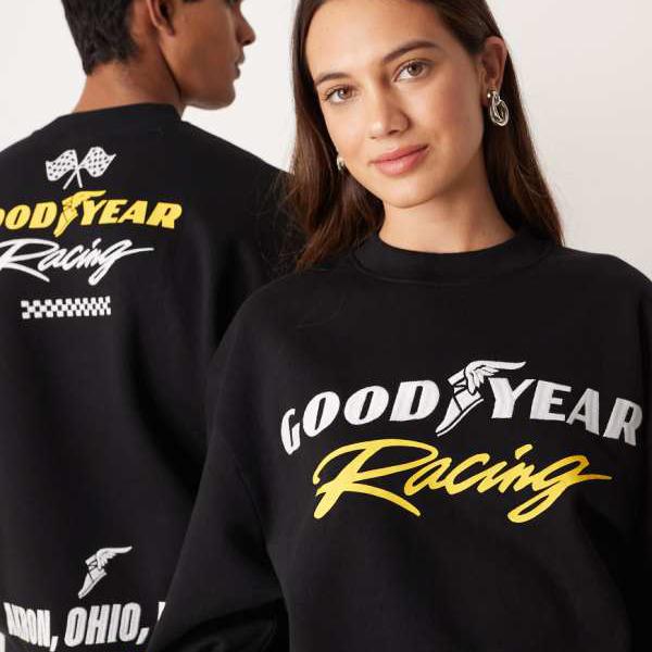 エイソス ASOS asos ASOS DESIGN ユニセックス リラックス スウェットシャツ（グッドイヤー レーシング..