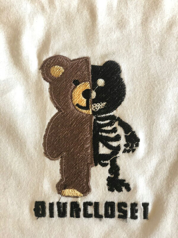 刺繍 プリント トレーナー プルオーバー 刺繍トレーナー ブラック メンズ長袖 プレゼント ストリート 男性 オシャレ 40代 30代 トップス 大きいサイズ スウェット クマ ベア【DIVAオリジナル ブランド】