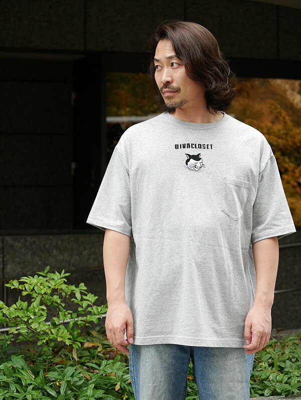 刺繍Tシャツ 刺繍 Tシャツ ビッグシルエット Tシャツ 半袖 T-shirts コットンシャツ 男性 オシャレ 40代 30代 ストリート ビッグシルエット メンズ tシャツ 大きいサイズ カジュアルTシャツ プレゼント フェス【DIVAオリジナル ブランド】 diva-closet-10046111 セレクトショップ Diva Closet サンプル画像2