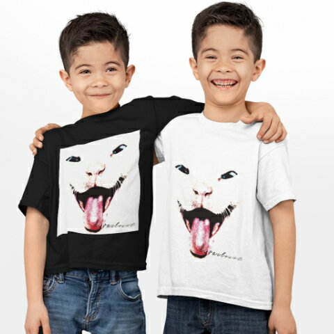 樂天商城 - キッズTシャツ　プリントT プリントt フォトt フォトT フォトプリント Tシャツ ブラック ホワイト 半袖 プレゼント コットンシャツ 黒 男性 オシャレ 40代 30代 プリント tシャツ フォト プリント キッズ 子供 フォトTシャツ【DIVAオリジナル ブランド】