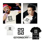 【即納】BIGBANG ビックバン　G-DRAGON　ジヨン GIYONGCHY　Tシャツ　選べる2色　【韓国製】【韓流グッズ】【男女兼用】【トレーナー】【GD】【カジュアルトップス】【コスプレ】【KPOP】【イベントグッズ】【ワールドツアー】【ファンミーティング】