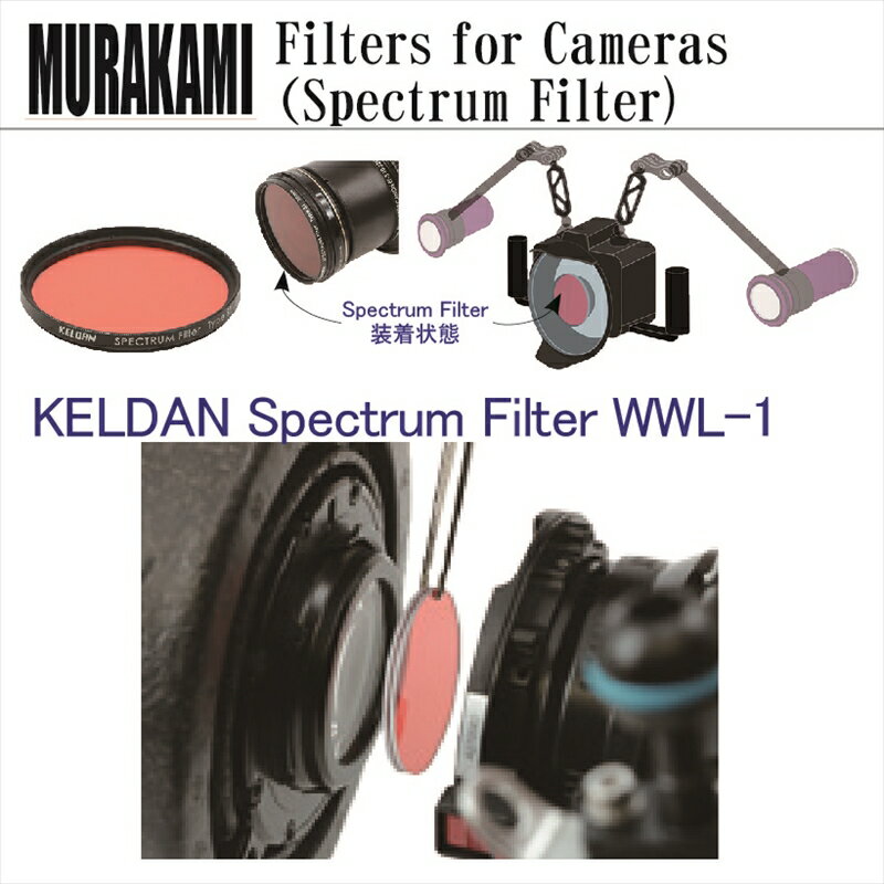 【メール便対応】KELDAN LED　ライト用　Spectrum Filte WWL-1