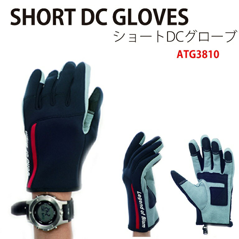 【メール便対応】[Bism] ビーイズム SHORT DC GLOVES(ショートグローブ) ATG3810