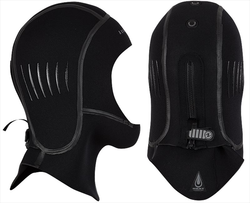 【メール便対応】日本アクアラング AQUA LUNG　ヒートフード（ファスナータイプ）