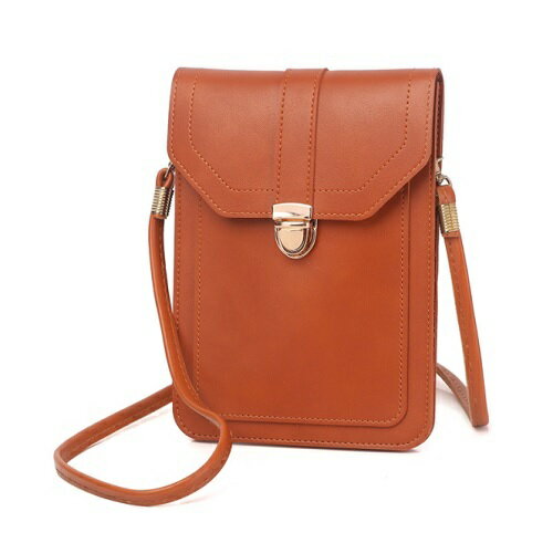 樂天商城 - スマホポーチ　ミニバッグ　小銭入れ　縦型　薄型　ショルダー　お散歩　ポシェット　レディース　6色展開