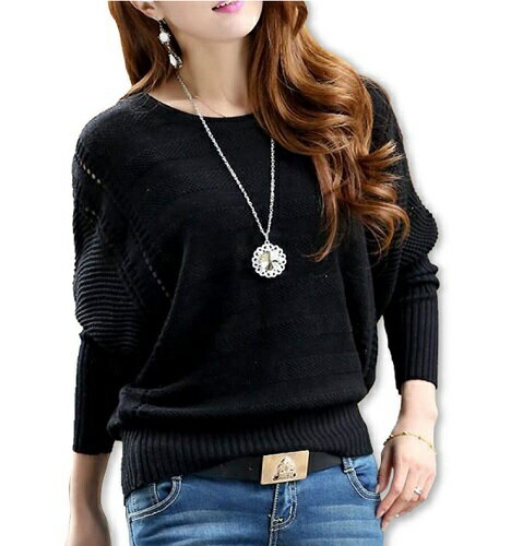 スプリング　オータム　春秋　 セーター リブニット メッシュ セーター プルオーバー 長袖 薄手 カットソー シャツ トップス