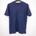 SOPHNET. ソフネット OVER DYE CREW NECK POCKET TEE メンズ トップス オーバーダイ クルーネック ポケット 製品加工 Tシャツ 半袖NAVY S 【中古】 DN-15075