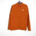 22AW ARC’TERYX アークテリクス KYANITE AR HALF ZIP メンズ トップス カイヤナイト ハーフジップ Komorebi ORANGE XS 【中古】 DN-15420