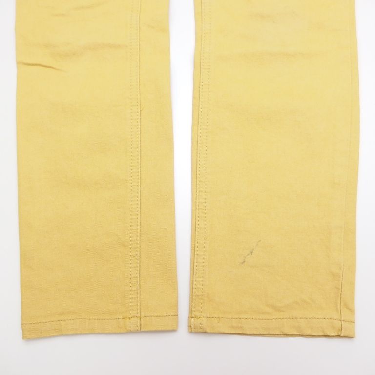 CHEAP MONDAY チープマンデー コットン ストレッチ スキニー パンツ MUSTARD 1 【中古】 DN-3670