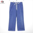 17SS ETHOS GgX 2TUCK WIDE PANTS Rbg Ch C[W[ `mpc BLUE M yÁz DN-8360