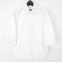 12SS SOPHNET. ソフネット SOPH ソフ H/S COTTON OXFORD REGULAR COLLAR SHIRT 半袖 襟裏 袖裏 カモフラ 迷彩 オックスフォードシャツ WHITE S 【中古】 DN-9903