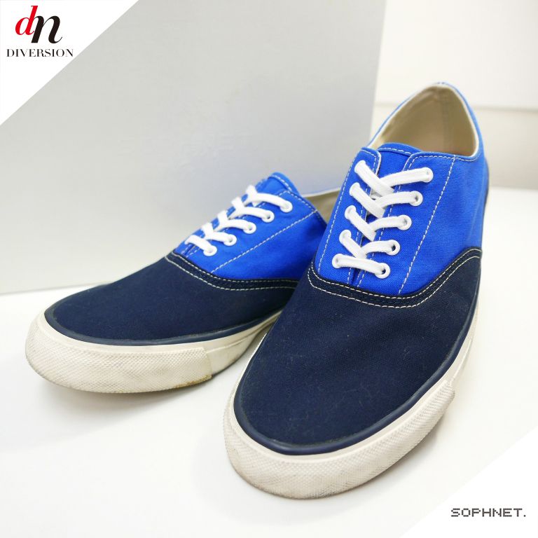 13SS SOPHNET \tlbg SOPH \t CANVAS DECK SHOES oCJ[ zF؂ւLoX fbLV[Y Xj[J[ NAVY/BLUE 26.5cm yÁz DNS-0215