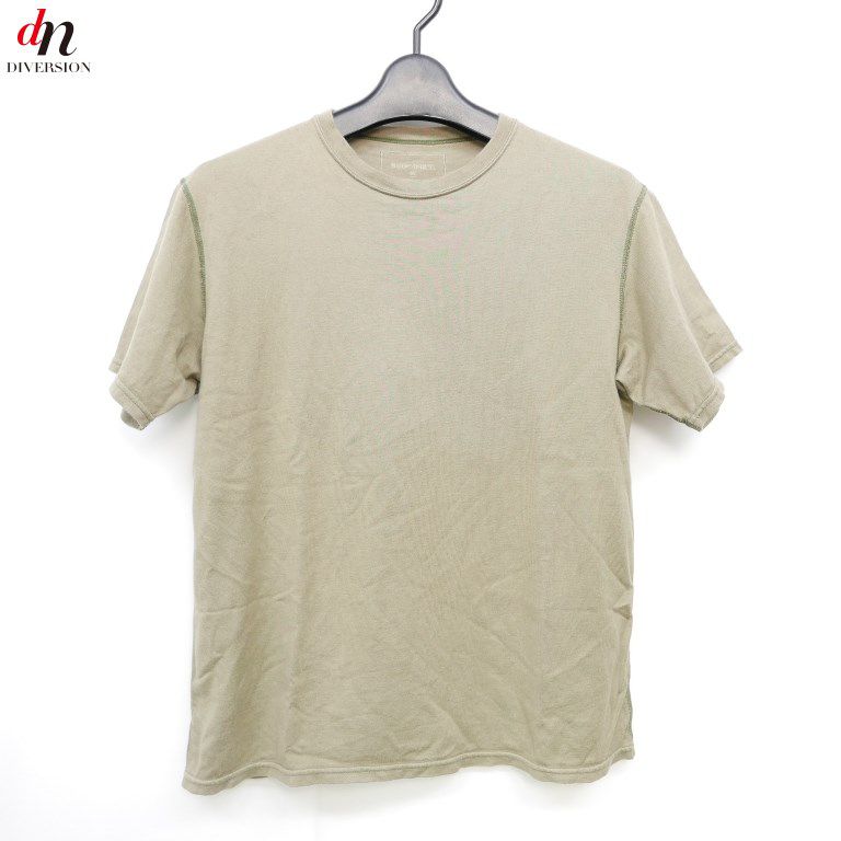 SOPHNET. ソフネット SOPH ソフ 半袖 無地 クルーネック TEE Tシャツ カットソー KHAKI S 【中古】 DNS-1605 1