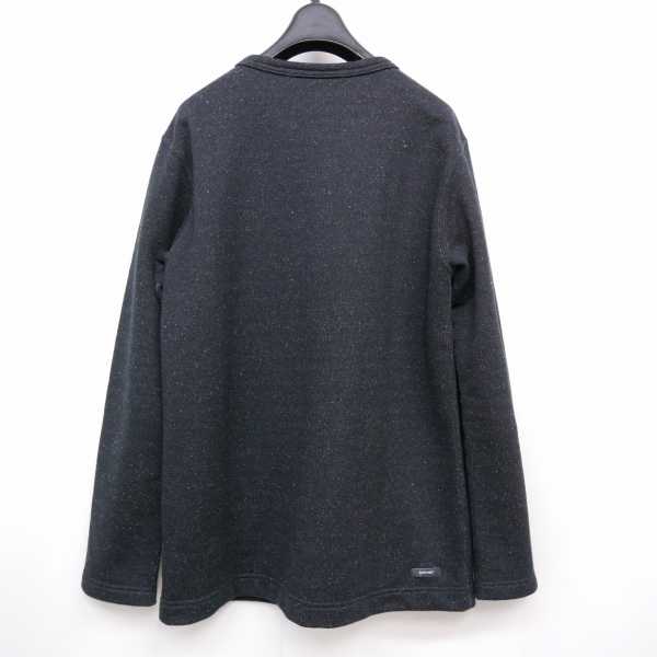 14AW 14FW SOPHNET. ソフネット SOPH ソフ SNAP BUTTON CUT & SEWN CARDIGAN 長袖 スナップボタン カットソー カーディガン BLACK S 【中古】 DNS-5772