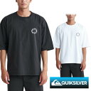 【サマーSALE 10倍】 QUIKSILVER クイックシルバー ラッシュガード サーフィン メンズ 吸水 速乾 ストレッチ 半袖 Tシャツ QLY242008 GW DEEP VISION SS