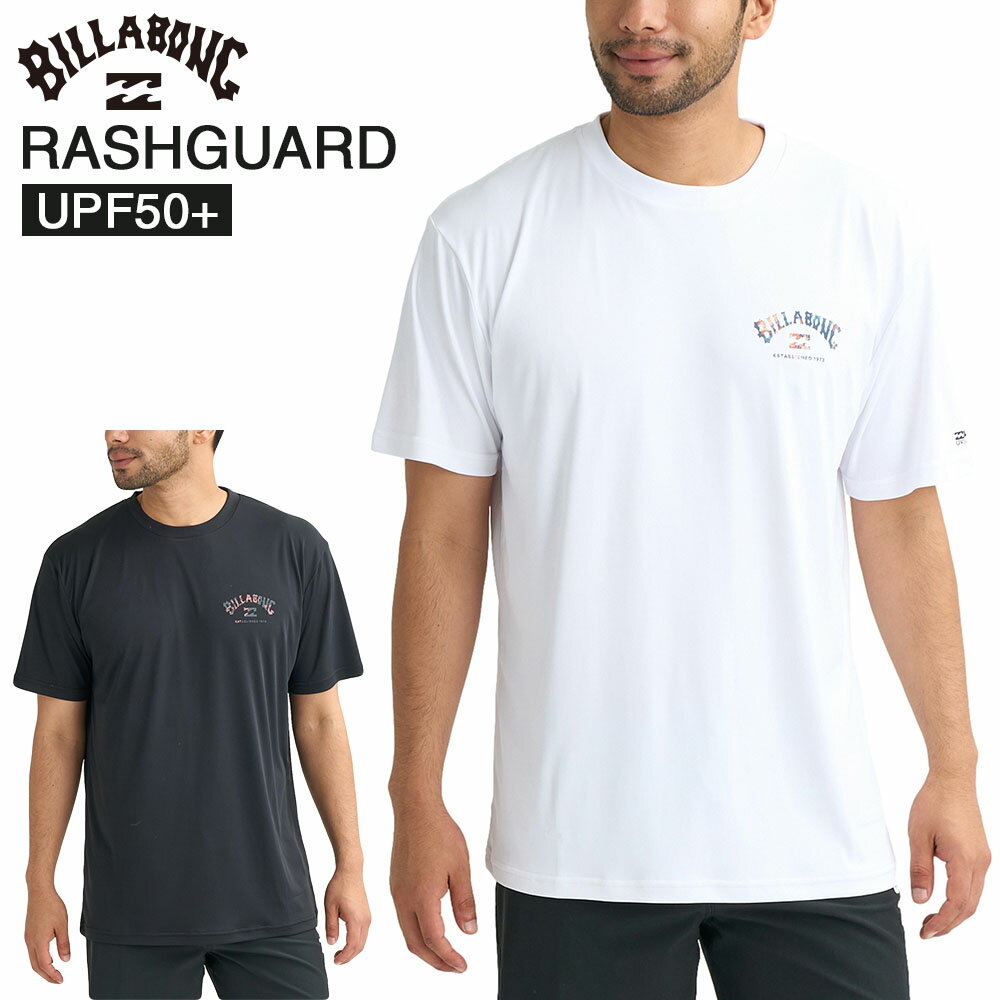 其它 - ビラボン BILLABONG ラッシュガード メンズ 半袖 UPF50+ 接触冷感 リサイクル レギュラーフィット 海 サーフィン RASH TEE BG011856