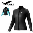 GULL / ガル 3mm SKIN ジャケット ダイビング ジャケット レディース スキューバダイビング フリーダイビング GW-6669A