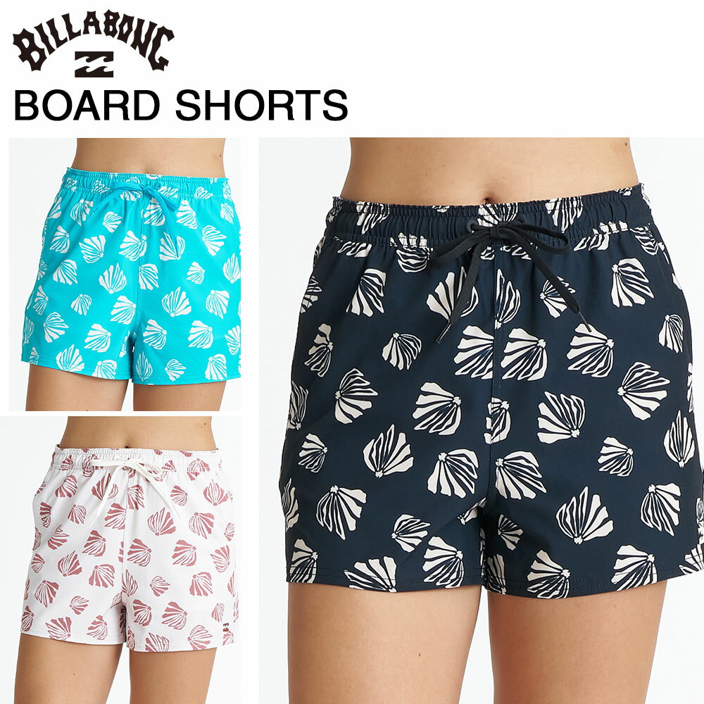  ビラボン ボードショーツ レディース 水着ショーツ リサイクル素材 LOGO JQ TAPE PRINT BOARDSHORTS BG01C500