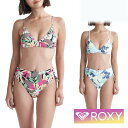【サマーSALE 50%オフ】 ROXY ロキシー 水着 スイムウェア ビキニ レディース 2ピース ハイウェスト セパレート おしゃれ かわいい 30代 40...