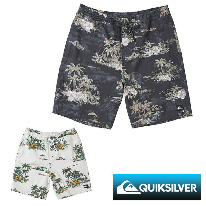 QUIKSILVER クイックシルバー ボードショーツ サーフパンツ サーフショーツ サーフィン 水陸両用 短パン QBS242022 LONGMAN HILL VOLLEY 20NB HID