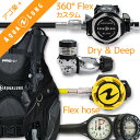ダイビング 重器材 セット BCD レギュレーター オクトパス ゲージ 重器材セット 4点 【HDm-LegendELITEw360F-HLXoctFlx-Hmfx2】AQUALUNG HeleIWaho スキューバダイビング OH オーバーホール クーポン プレゼント アゴ楽 あごらく HID