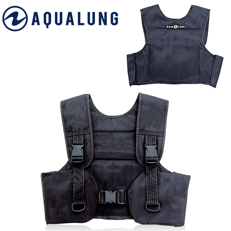 この商品について 商品名 ウエイトベスト 8kg ブランド AQUALUNG / アクアラング 仕様 ・両サイド保護カバー付き▼【ベスト】 Aqualung/アクアラング　 ウエイトベスト 8kg ※ディスプレイの設定等により実際の商品とは色味が違って見える場合があります。