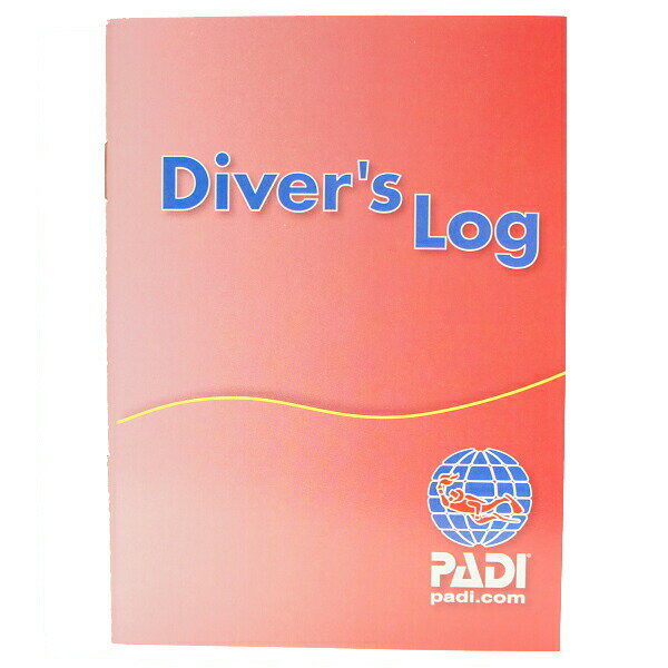 楽天DIVING-HIDダイビング ログブック PADI パディ ポケットログ 赤 ログ 70049J