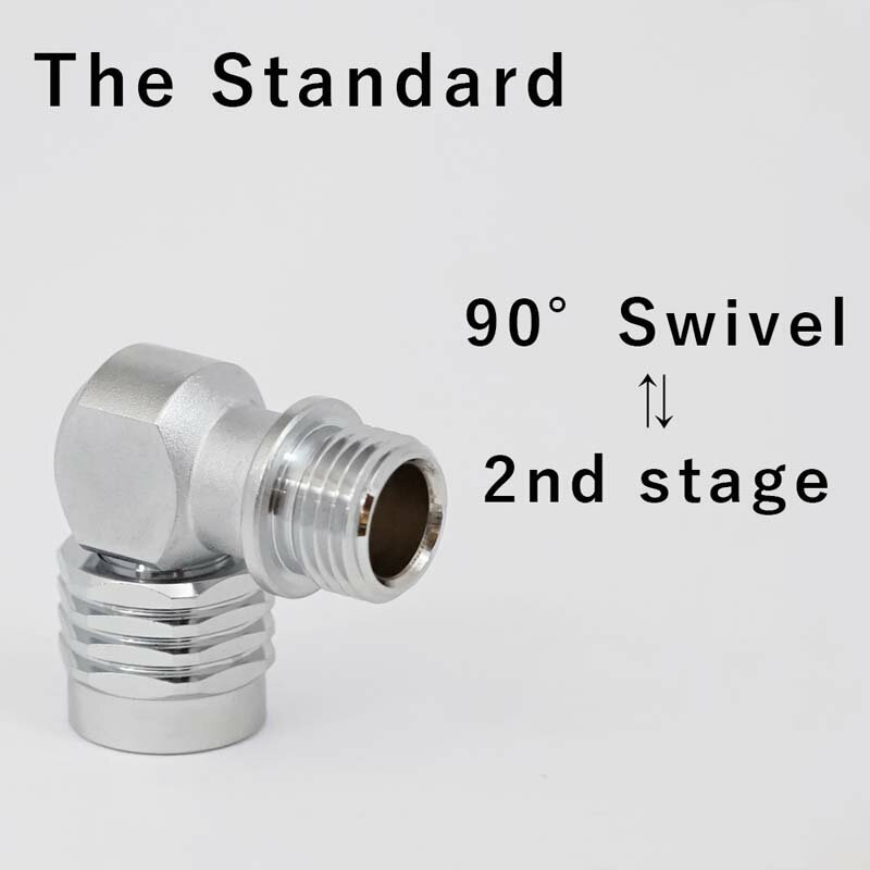 スイベルアダプター レギュレーター用 90°The Standard ザ・スタンダード ダイビング アクセサリー パーツ レギュレーター 重器材