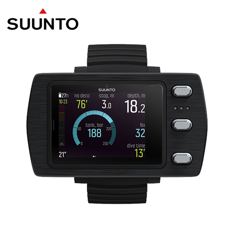 スント ダイブコンピュータ EON STEEL BLACK SUUNTO ダイビングコンピュータ カラ...